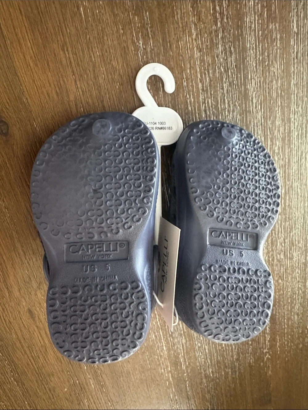 Capelli of New York Kids Navy Clog Sandals